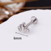picture_dbedf531-6a0e-499e-bc3d-021312b8dc38(2) G23 Titanium Snake-Shape Butterfly Earrings Fashionable Retro Polished Steel Color Lip Studs Unisex Simple Design Ear Jewelry