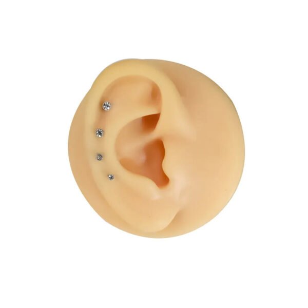 G23 Titanium, Rose, Gold, Alloy, Ear Cartridge,Lip, Vertical Labret, Internal Thread, Bowl Shape,Piercing Jewellery, Geometric, Unisex, Simple, Dainty, Elegant.