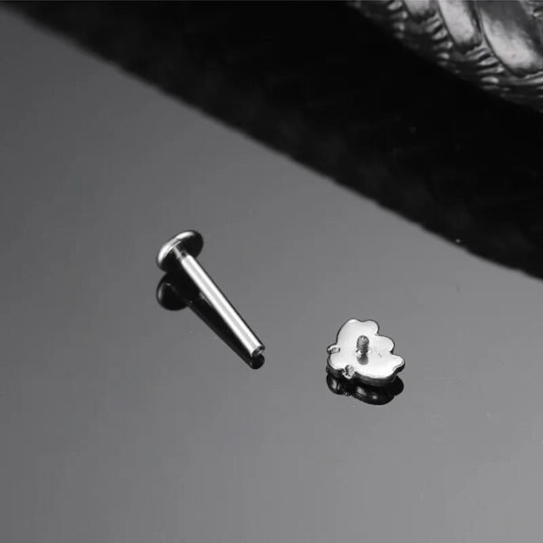 Titanium Bee F136 Nasal Ear Lip Studs Implant Grade G23 Titanium Alloy Body Piercing Jewelry Ear Bone Studs Polished Finish