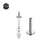 picture_e6c62103-d388-410c-a1e5-d5b39efc4bd8(2) Titanium Alloy 0.9 Tooth Pendant Micro-Set Zircon Flat Bottom Rod Piercing Earrings Heart Star Studs Unisex Fashion Jewelry