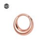 G23 Titanium Elliptical Seamless Piercing Nose Ring Ear Ring Body Piercing Jewelry Lip Ring Unisex Fashion Accessory