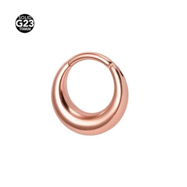G23 Titanium Elliptical Seamless Piercing Nose Ring Ear Ring Body Piercing Jewelry Lip Ring Unisex Fashion Accessory