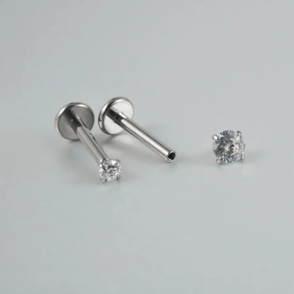 G23 Titanium, Single, Double Layer, Nose, Stud, Hoop, Chain, Piercing, Universal, Accessories, Zirconia, Split Ring, Geometric, Dangle, Between Earrings, Internal Thread, Screw, S Shape, Clicker, Vertical Labret.