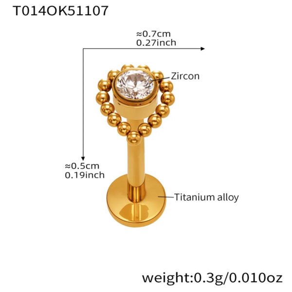 picture_ed0d6557-911d-457c-90bc-afe6b9fbb774(2) Satan's Child Piercing Mermaid Lip Stud Titanium Alloy Stud Sweet Cool Hot Girl Piercing Titanium Alloy Zircon Lip Ring Titanium Alloy Jewelry