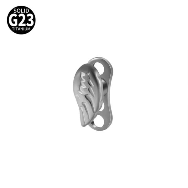 G23 Titanium Alloy Butterfly Skull Heart Piercing Studs Under-Skin Jewelry Skin Animal Snake Dolphin Bone Studs