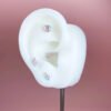 F136 Titanium Alloy Ear Studs Bowling Set Embedded Zirconia Small Versatile Ear Bone Studs Nose Studs Lip Studs G23 Titanium Piercing Jewelry