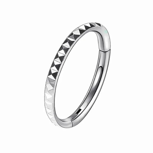 F136 Titanium, Nose, Ring, Geometric, Ear, Hoop, Clicker, Helix, Snug, Rook, Daith, Septum, Lobe, Rose, Gold, Detailed