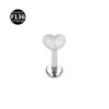 F136 Titanium Alloy, Butterfly, Knot, Heart Leaf, Star, Ear Cartridge, Lip, Stud, Vertical Labret, Geometric, Body Piercing Jewellery.